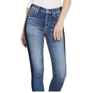BlankNYC color block 2 tone 29 crop girlfriend jean J1 2524